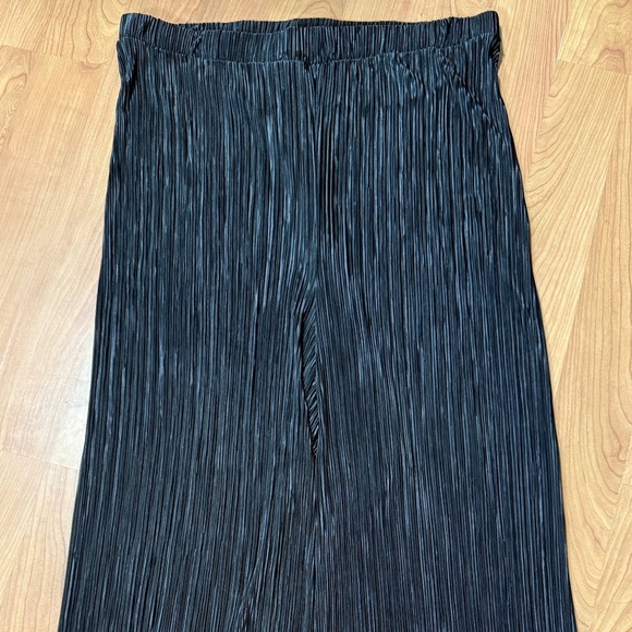 Unknown Accordion Pants SZ 3X Black Glam Chic - Picture 1 of 5